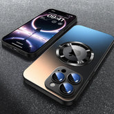 Matte Magnetic Tempered Glass Phone Case for iPhone